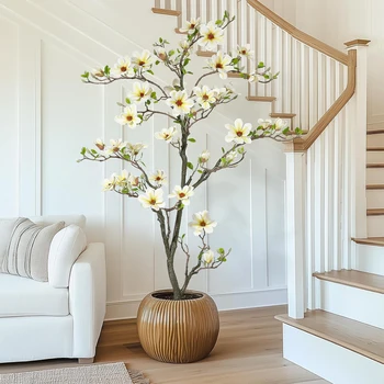 Artificial Magnolia Tree with LED Lights 1