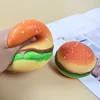 NEW Burger Stress Ball 3D Squishy Hamburger Fidget Toys Silicone Decompression Silicone Squeeze Ball Fidget Sensory Toy 2