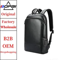 BOPAI Wholesale Men Business Office Commute Custom Light Smart 15 Inch Usb Charging Minimalist Anti Theft Slim Laptop Backpack 1
