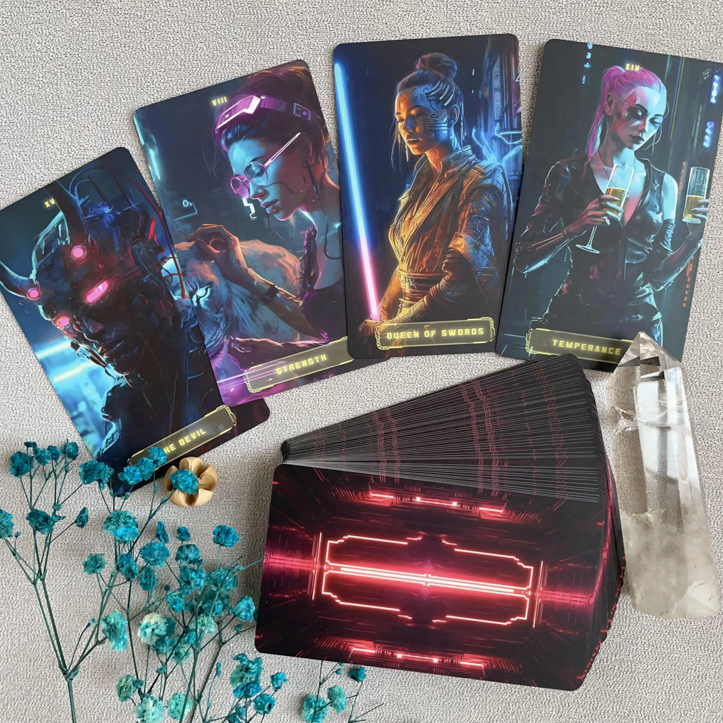 Professional Divination Deck Punk Style Tarot Cards Oracle