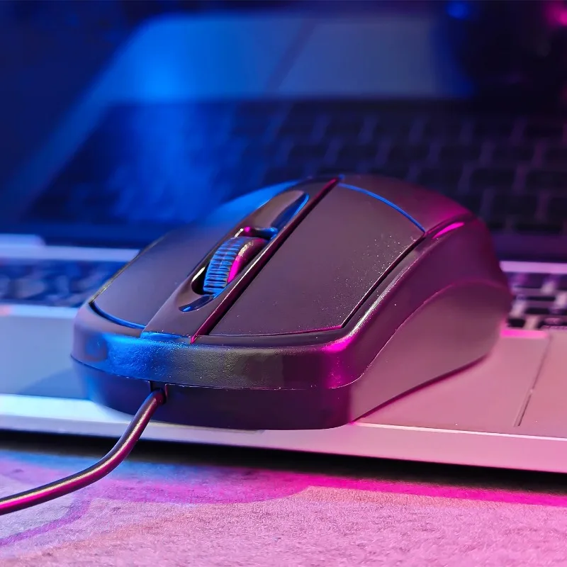 Wired Gaming Mouse Universal USB Optical Anti Slip Roller Computer Mouse for Laptop PC Desktop Home Office