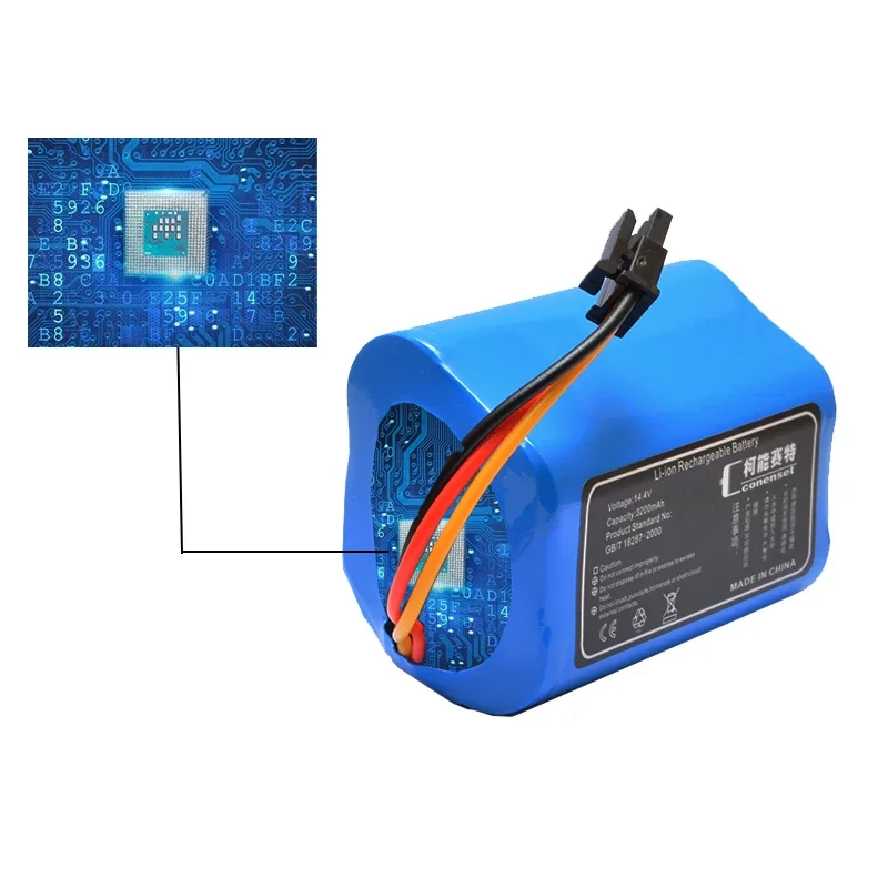 Bateria de Substituição para Liectroux B6009 Robótica Aspirador de pó Acessórios de Peças de Reposição 14.4v 3200mah - Image 2
