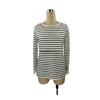 Long Sleeve O-Neck Maternity Cotton Nursing Tees Summer Striped Lactation Tops Postpartum Woman Breastfeeding T-Shirt 4