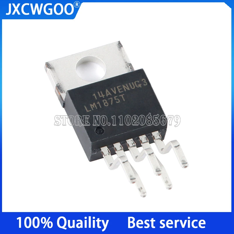 10PCS LM1875T/NOPB LM1875T LM1875 TO 220 5 Audio power amplifier IC chip New original