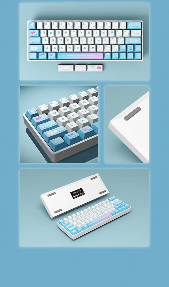 磁気メカニカルキーボードSIKAKEYB-Hm66,有線キーボード,クイック 