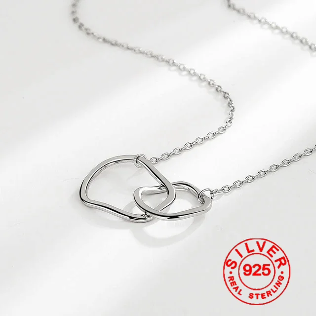 שרשרת כסף לנשים מעגל בצורת שרשרת צ 'וסקר צ' רסטמה מתנה תכשיטים משובחים