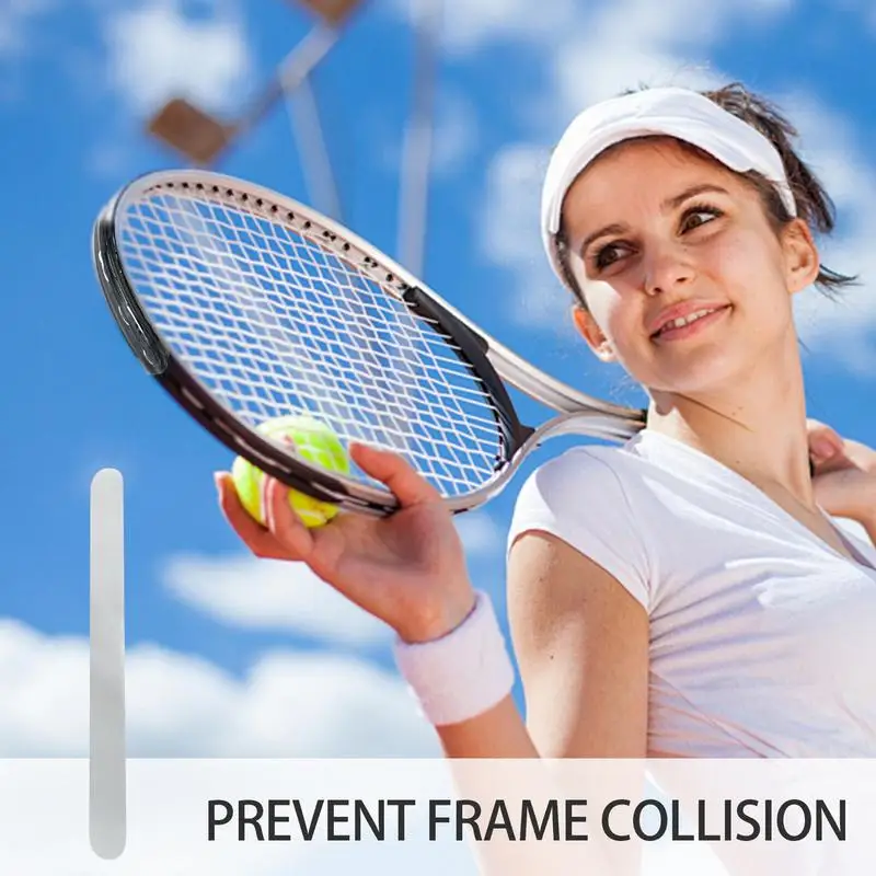 Transparent Racket Head Sticker Scratch Prevent Reduce Friction Tennis Racket Protection Tape TPU Protection Tape Sports Parts