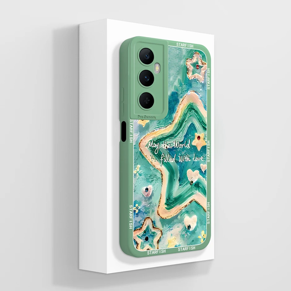Elegant Oil Painting Flower Silicone Soft Protective Phone Case