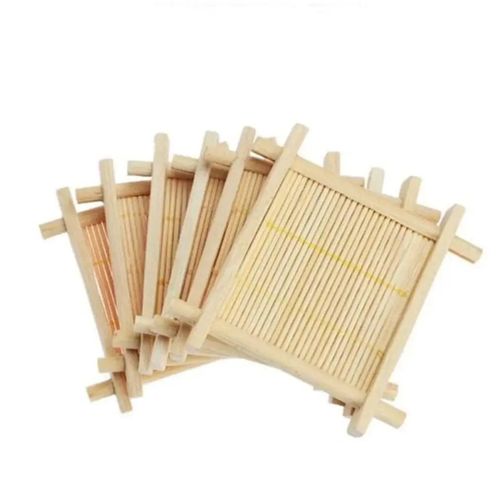 Bamboo Heat Resistant Square Tea Trays Coasters
