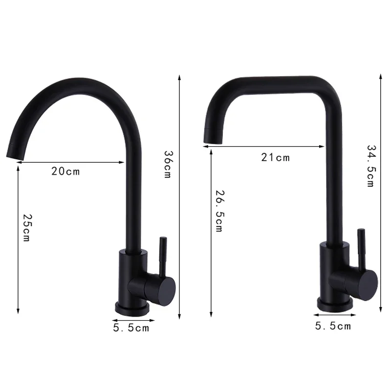 matte-black-white-kitchen-sink-faucet-free-hose-sus304-stainless-steel-360-rotation-kitchen-water-tap-single-handle-mixer-tap