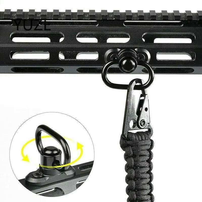 

Быстросъемная Пряжка M-Lok с вертлюжным штифтом QD ремешок рельсовое Крепление переходное кольцо наружные Охотничьи аксессуары