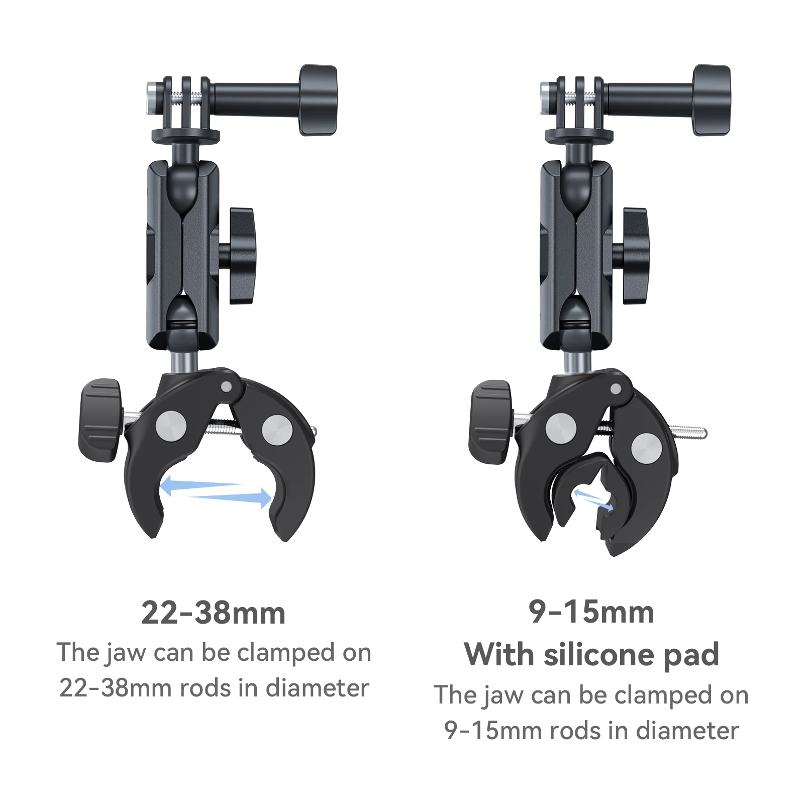 Support Guidon Action Caméra Alliage 360° pour GoPro Insta360 DJI
