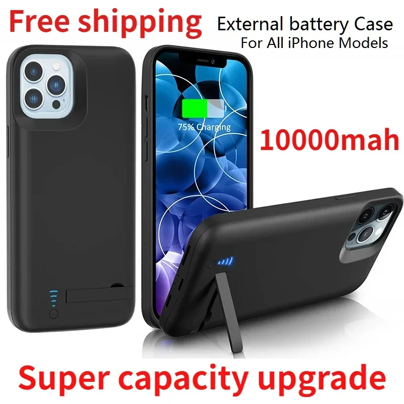 Smart Battery Charger Case for IPhone 13 12 11 Pro Max Mini 6s