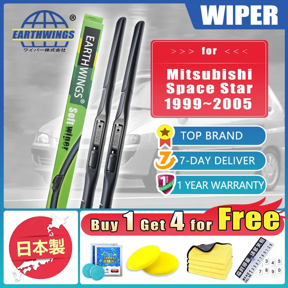 

For Mitsubishi Space Star 1999 2000 2001 2002 2003 2004 2005 Car Front Wiper Blades Brush Windscreen Windshield Accessories Auto