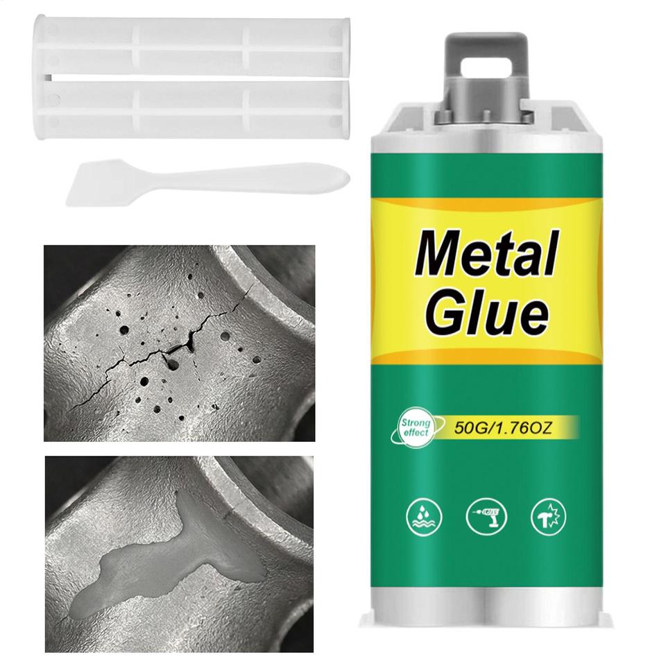 50g High Strength Metal Bonding Adhesive Welding Repair Glue for Home Outdoor Industry Crafts Wood Glass Ceramic Concrete