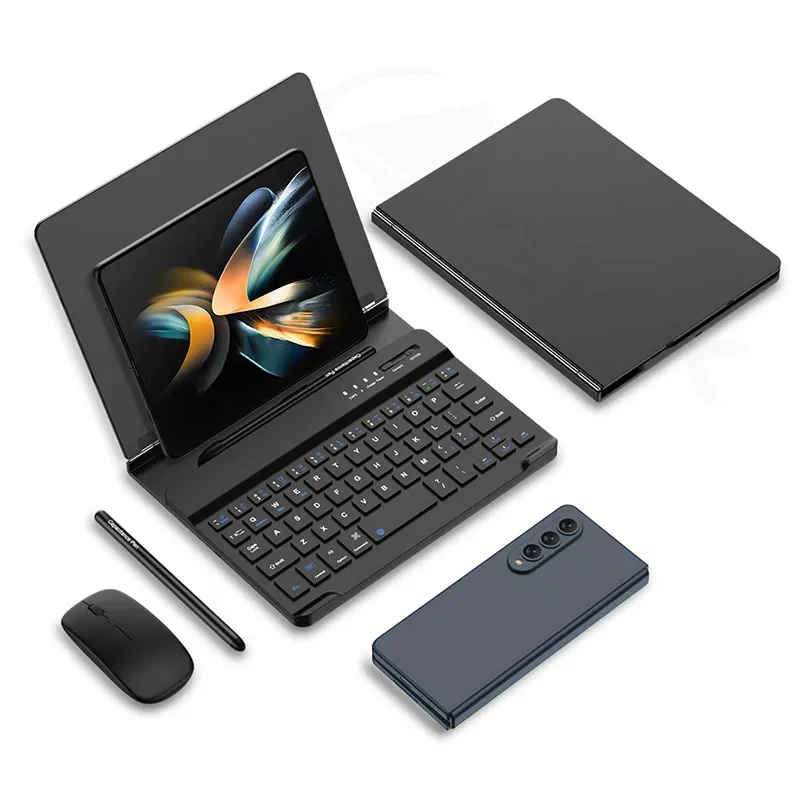 Custodia Originale Gkk Per Samsung Galaxy Z Fold 5 4 3 Tastiera Wireless Flip Stand Con Slot Per Penna Mouse Book Cover Per Galaxy Z Fold5