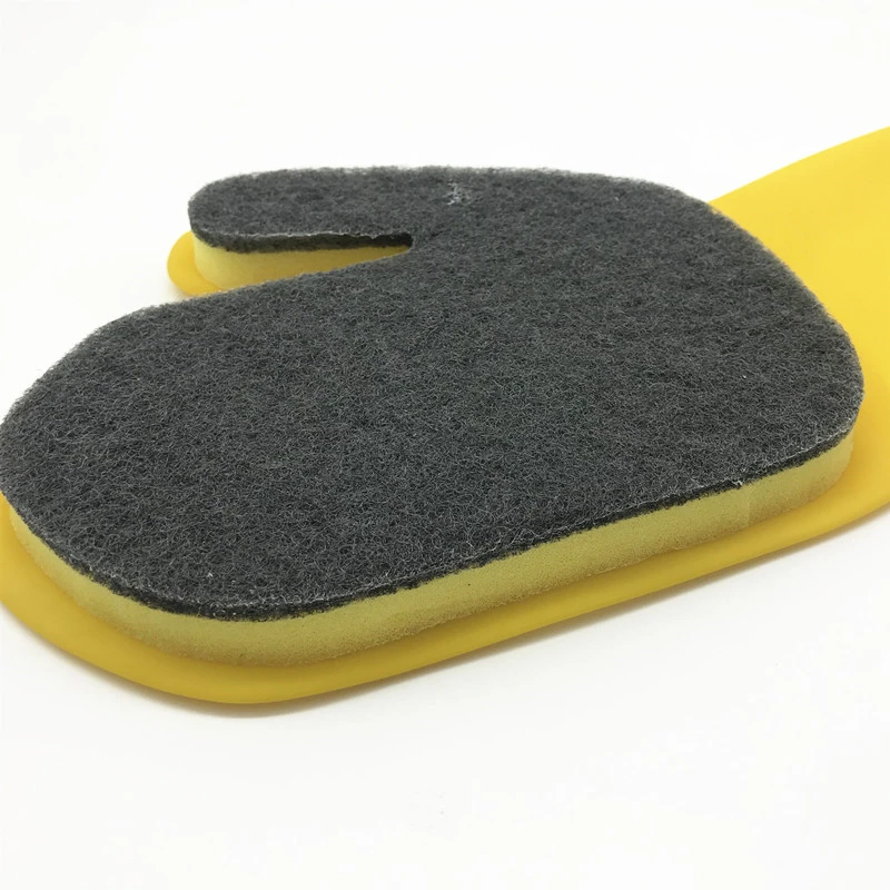 Magic Rubber Silicone Dish Washing Gloves Kitchen Sponge for washing Household Latex