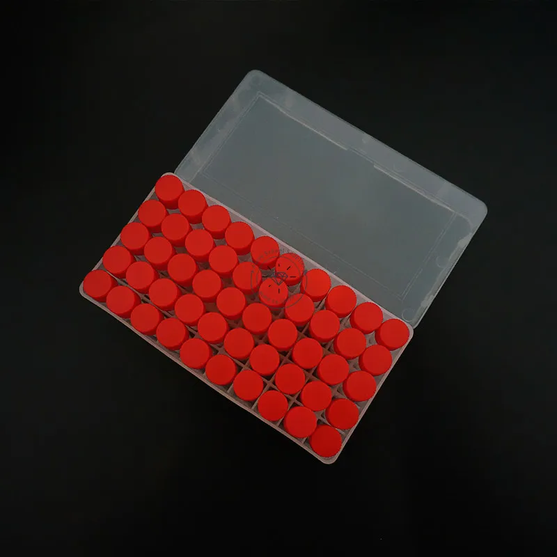 1Set Include One Piece 50- Lattice Storage Box For Store Cryovial+50Pieces 1.8ml Plastic Refrigerating Tube