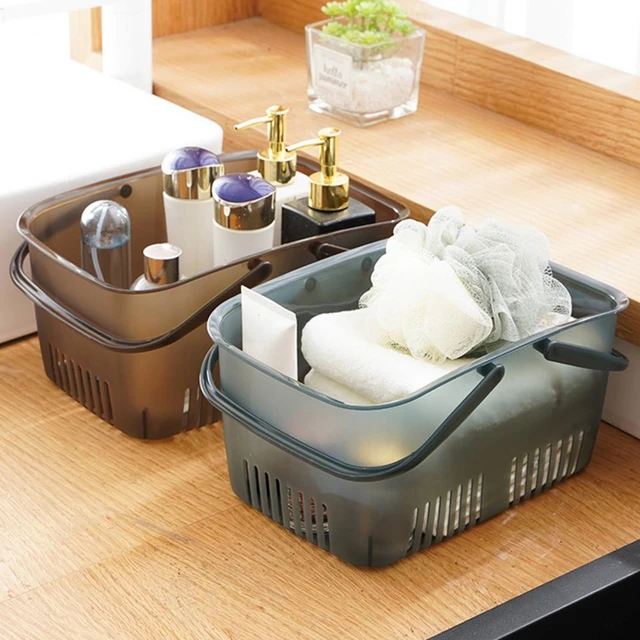 Portable Shower Caddy Basket Plastic Organizer Storage Tote With Handles  Toiletry Bag Bin Box For Bathroom Kitchen Dorm Room - AliExpress