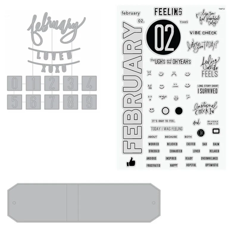 English Clear Stamp Seal DIY Scrapbooking Photo Album Decorative A6536 clear rubber stamps