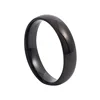 Classic Luxury 4mm Arc Smooth Titanium Ring Steel Couple Stainless Exquisite Custom Jewelry Party Gift Various Colors Available 3