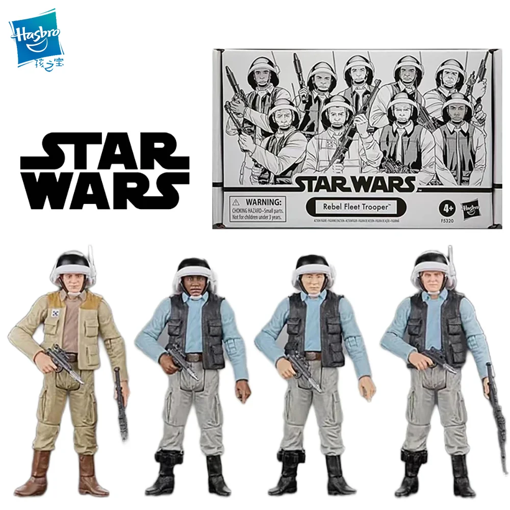 

Hasbro Star Wars Kenner TV Version Rebel Fleet Trooper 3.75 Inches Original Action Children's Toy Gifts Collect Toys