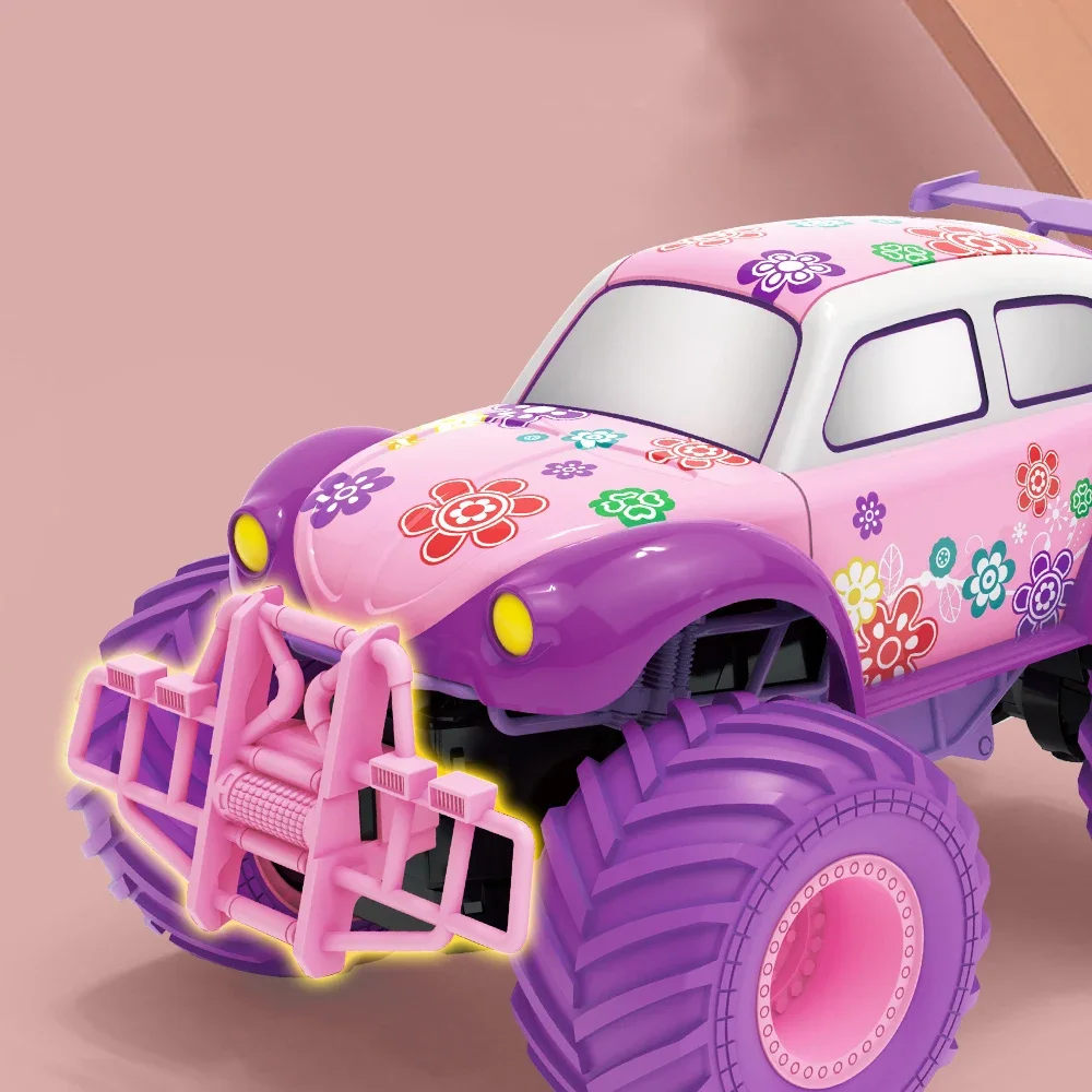2.4G Rc Car Pink Electric Drive Off Road Radio Remote Control Trucks RC Climbing Car Hummer Trucks Girls Toys for Children JJRC 2