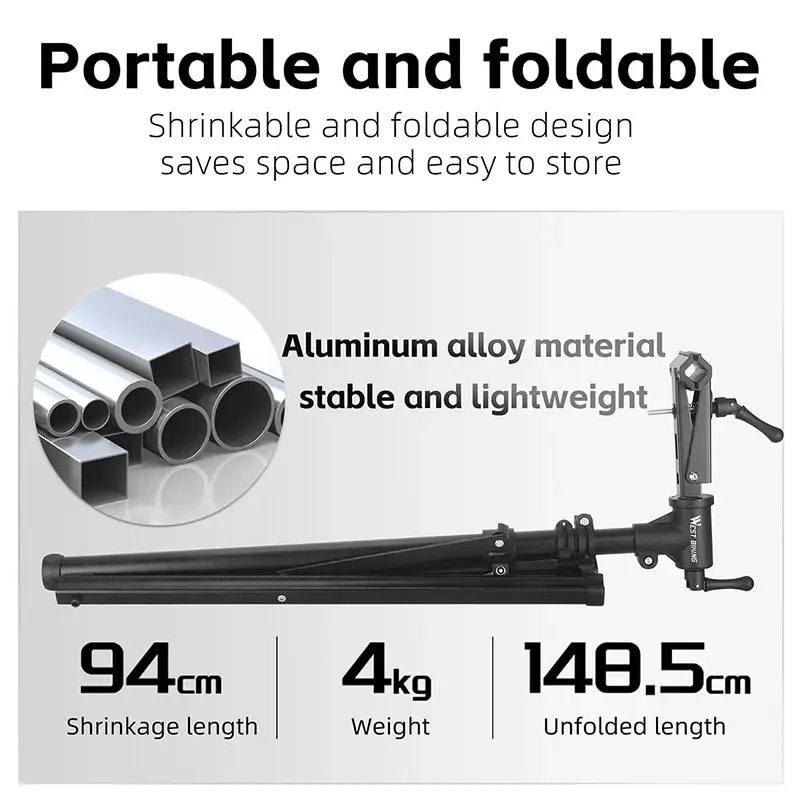 Foldable Aluminum Alloy Bike Repair Stand 2