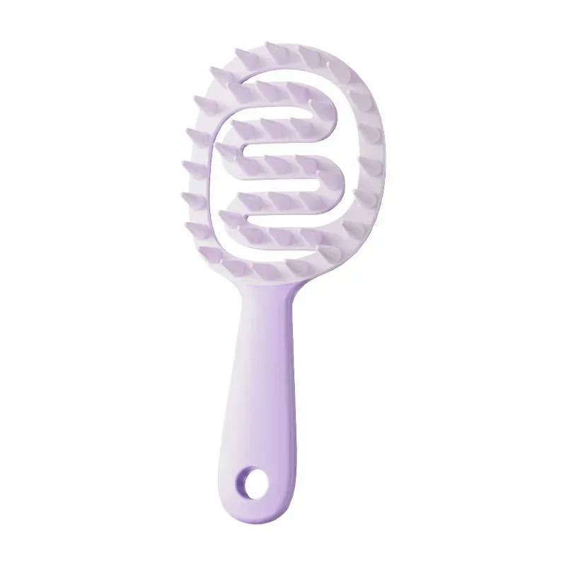 샴푸 헤어 브러쉬 헤어 마사지 두피 빗 머리 세척 브러쉬 긴 손잡이 건식 및 습식 브러쉬 샤워 스파 헤어드레싱 도구 여성용