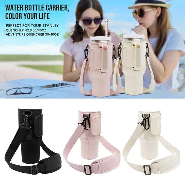 Water Bottle Carrier Bag for Stanley 40 Oz Tumbler with Handle, Water  Bottle Holder with Adjustable Shoulder Strap, Stanley Cup - AliExpress