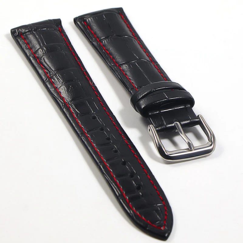 Premium Genuine Leather Watch Band - High-Quality Brown Strap