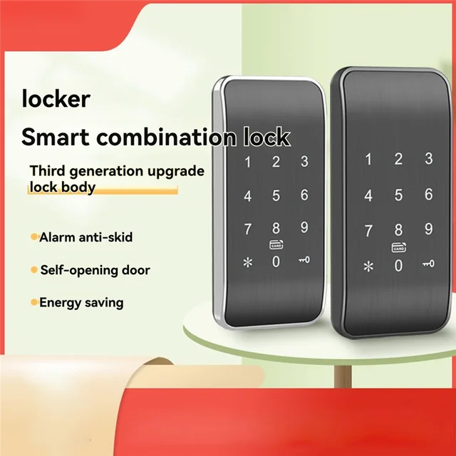 B37B-Wireless Access Control Digital Keypad Phone/RFID/Card Password Cabinet Lock For Lockers 1