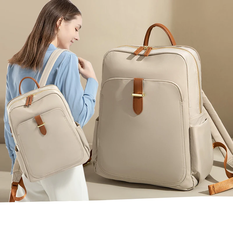 Anti Theft Womens Stylish Travel Backpack Women's Anti-Theft Travel  Backpack Large 14 Inch Contrast Color Business Commuter Laptop Bag With  Notebook Compartment AliExpress 1524