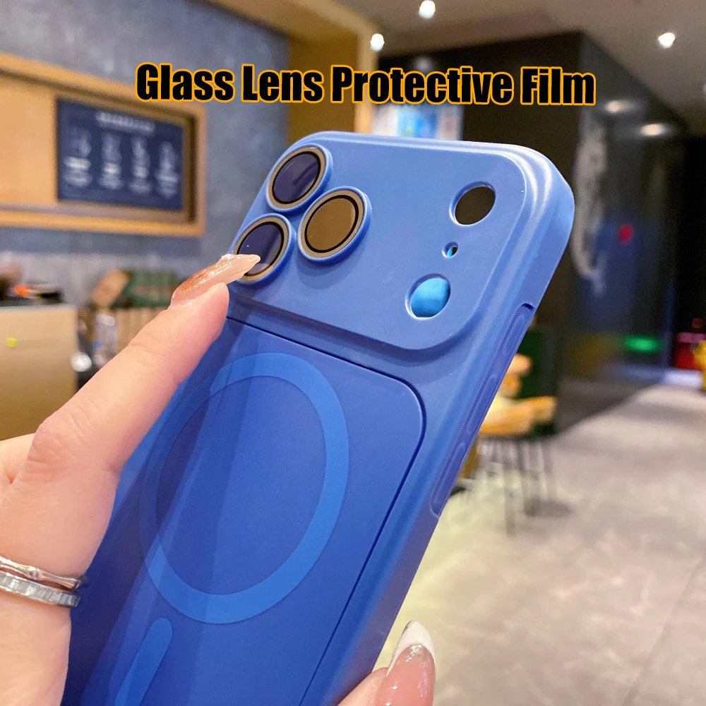 Magnetic 2-in-1 Matte Lens Protection Case with Instant Change