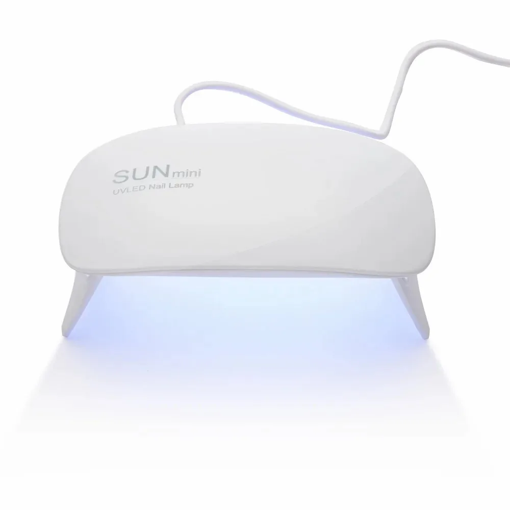 E5 6W Mini Nail Lamp UV LED Gel Polish Cured Dryer Machine Portable USB Women Nails Tool
