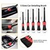 Detailing Brush Set Car Cleaning Brushes Washing Glove Towel Sponge For Car Leather Air Vents Rim Cleaning Dirt Dust Clean Tools 3