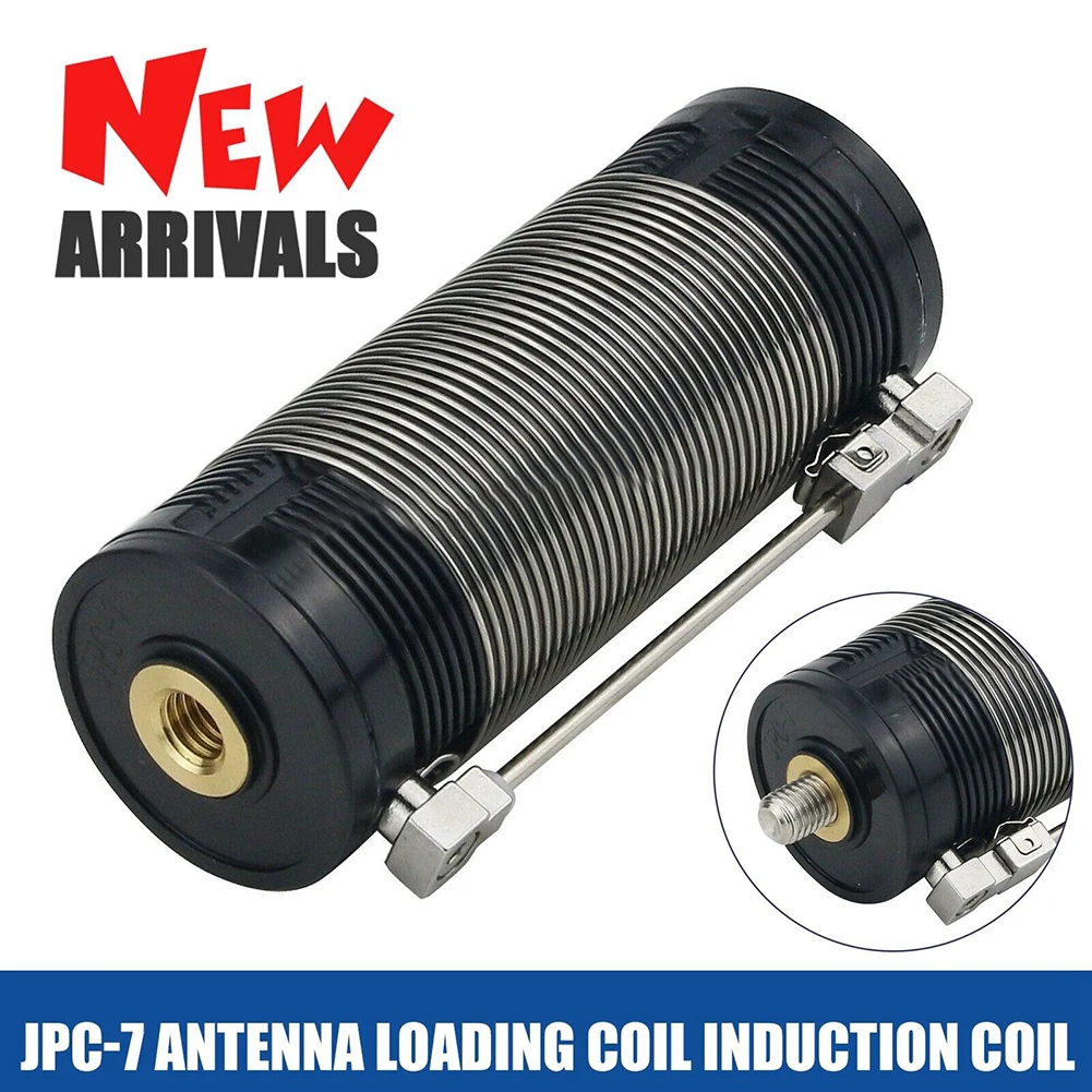 

1set Jpc-7 Antenna Loading Coil Induction Coil For Multi-Band Shortwave Antenna Black Electrical Equipment Tools Accessories