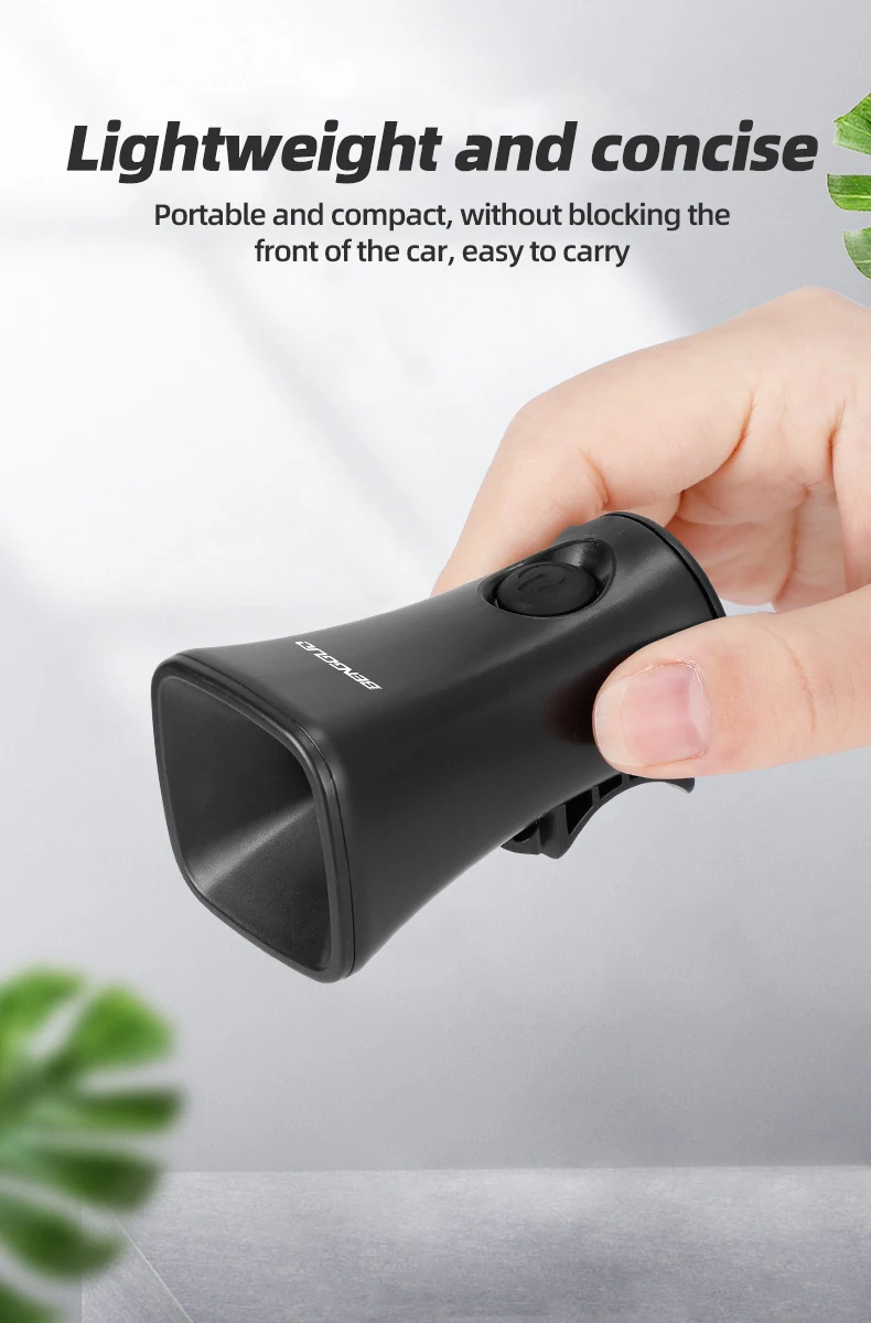 Description Picture 5 of itemX-TIGER Bicycle Bell Square Rechargeable Bike Motorcycle Electric Anti-theft Alarm Horn Loud Alarm Ring Bell Cycling Accessories