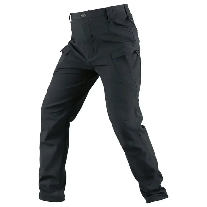 Tactical Hunting Sets Men Outdoor Hiking Jacket Multi Pocket Cargo Pant Airsoft Military Hooded Winter Autumn Suit