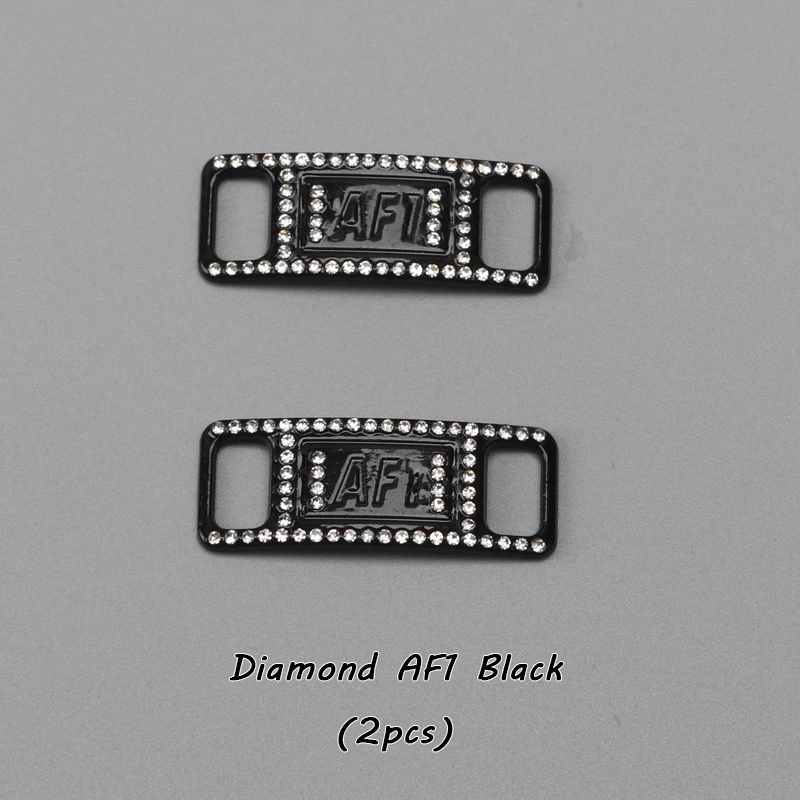 Luxury Rhinestone Shoe Charm Accessories - Metal Buckle and Lock