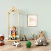 Animal Storage Stuffed Animal Zoo Wood Soft Toy Organizer Plush Toy Holder Nursery Room Organizer Zoo Cage Stuffed Animal Holder 6