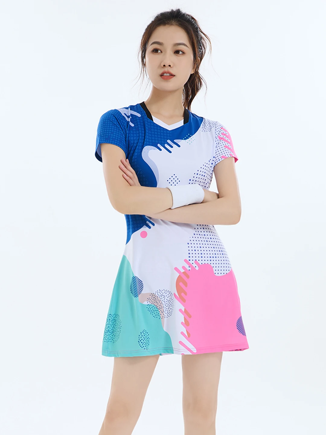 New Women Girl Sports Dress Inner Shorts Quick Dry Breathable for Tennis Volleyball Badminton Outside Clothes Running Sportswear