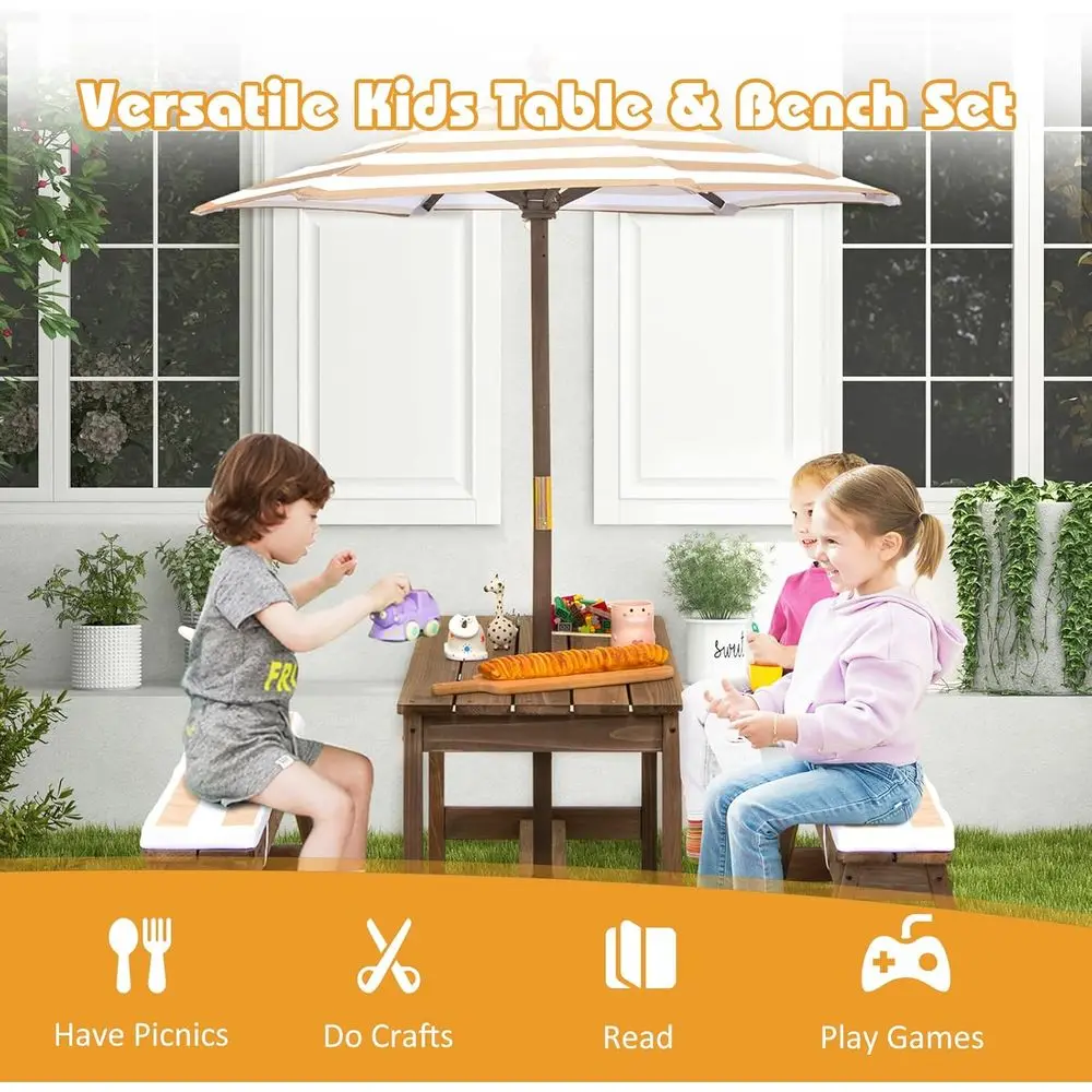 Kids Outdoor Picnic Table 5