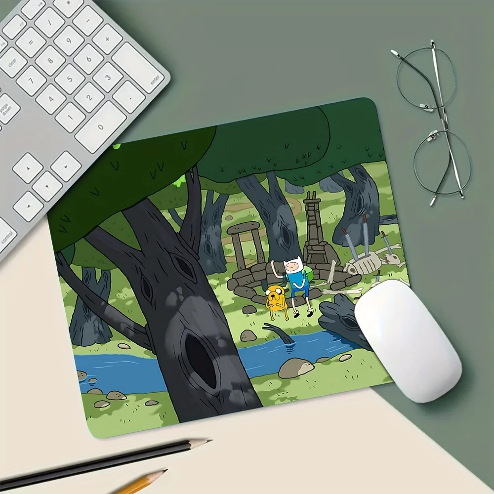 Adventure Time Themed Non-Slip Mouse Pad – Durable and Portable for Office, Study, and Gaming Use
