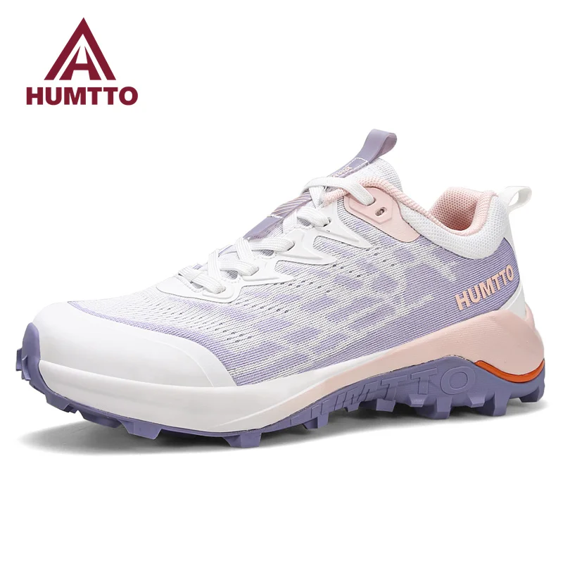 

HUMTTO New Trail Sneakers for Women Luxury Designer Gym Running Shoes Breathable Tennis Trainers Summer Black Sports Womens Shoe