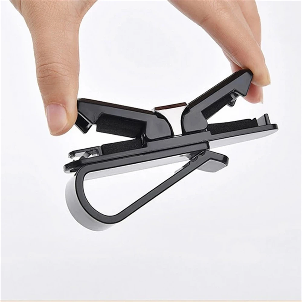 

Universal Car Sun Visor Glasses Holder Clip Securely Holds 2 Pairs of Sunglasses with Card Keeper Silver/Grey/Rose Red/Gold