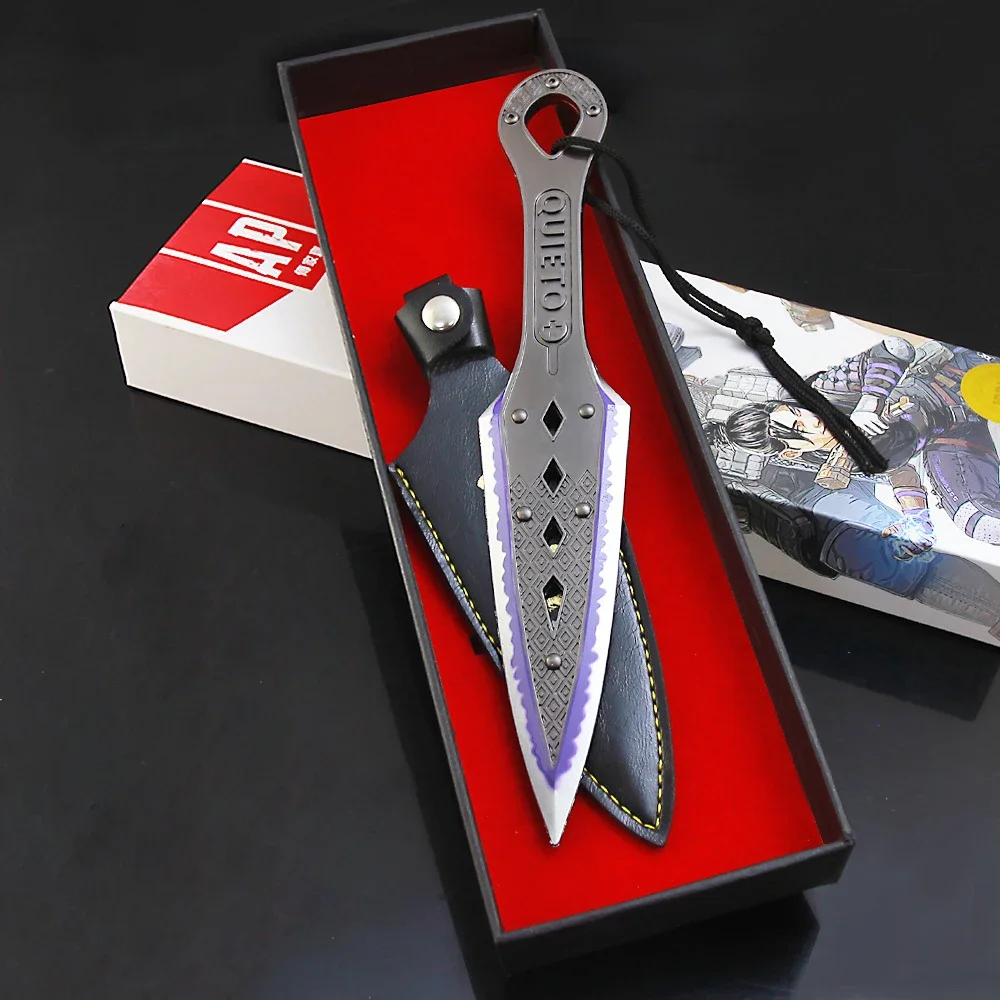 Apex Legends Heirloom Wraith Heirloom Kunai Game Keychain Weapon Model Knife Katana Sword Ornament Gifts Toys cosplay prop,cosplay toy,game knife,game keychains,sword keychain