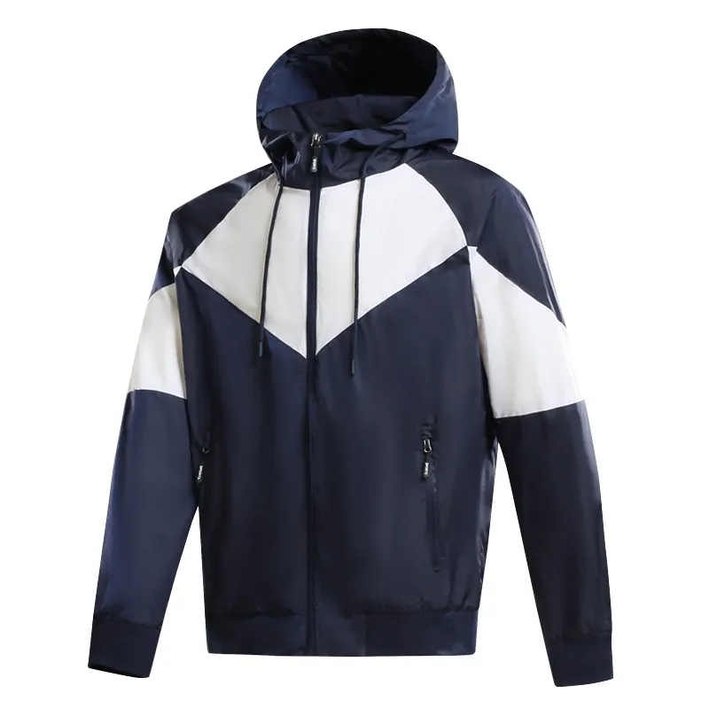 

New Sports Windbreaker Men's Jacket Spring and Autumn Leisure Trend Coat Zipper Sweater Windcheater