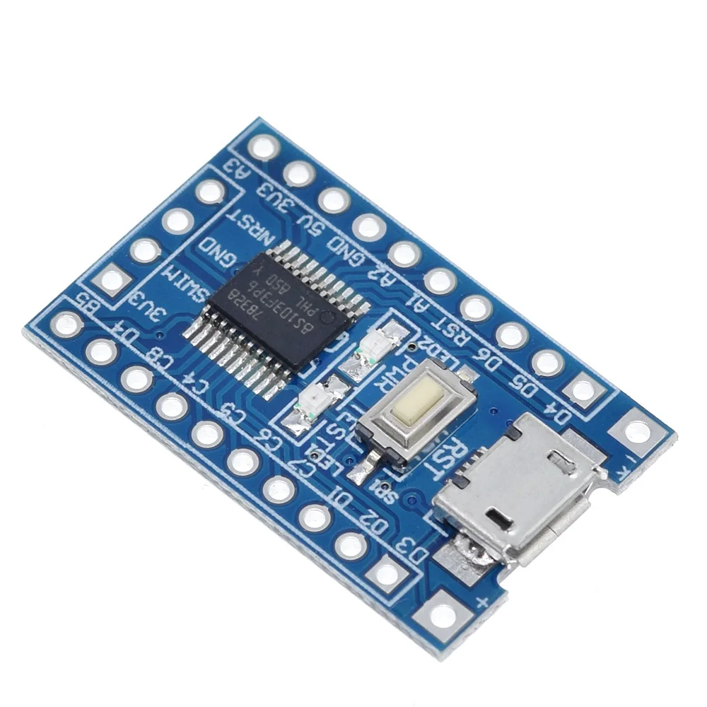 DIYTZT 1/3 Stück STM8S103F3P6 Systemplatine STM8S STM8 Entwicklungsplatine Minimale Kernplatine für Arduino STM DIY KIT – Detail 5