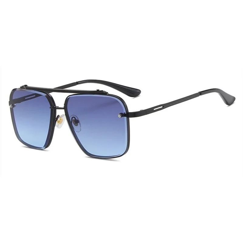 

2024 Fashion Classic Punk Style Gradient Lens Sunglasses for Men Vintage Brand Design Women Eyeglasses Shades Oculos De Sol
